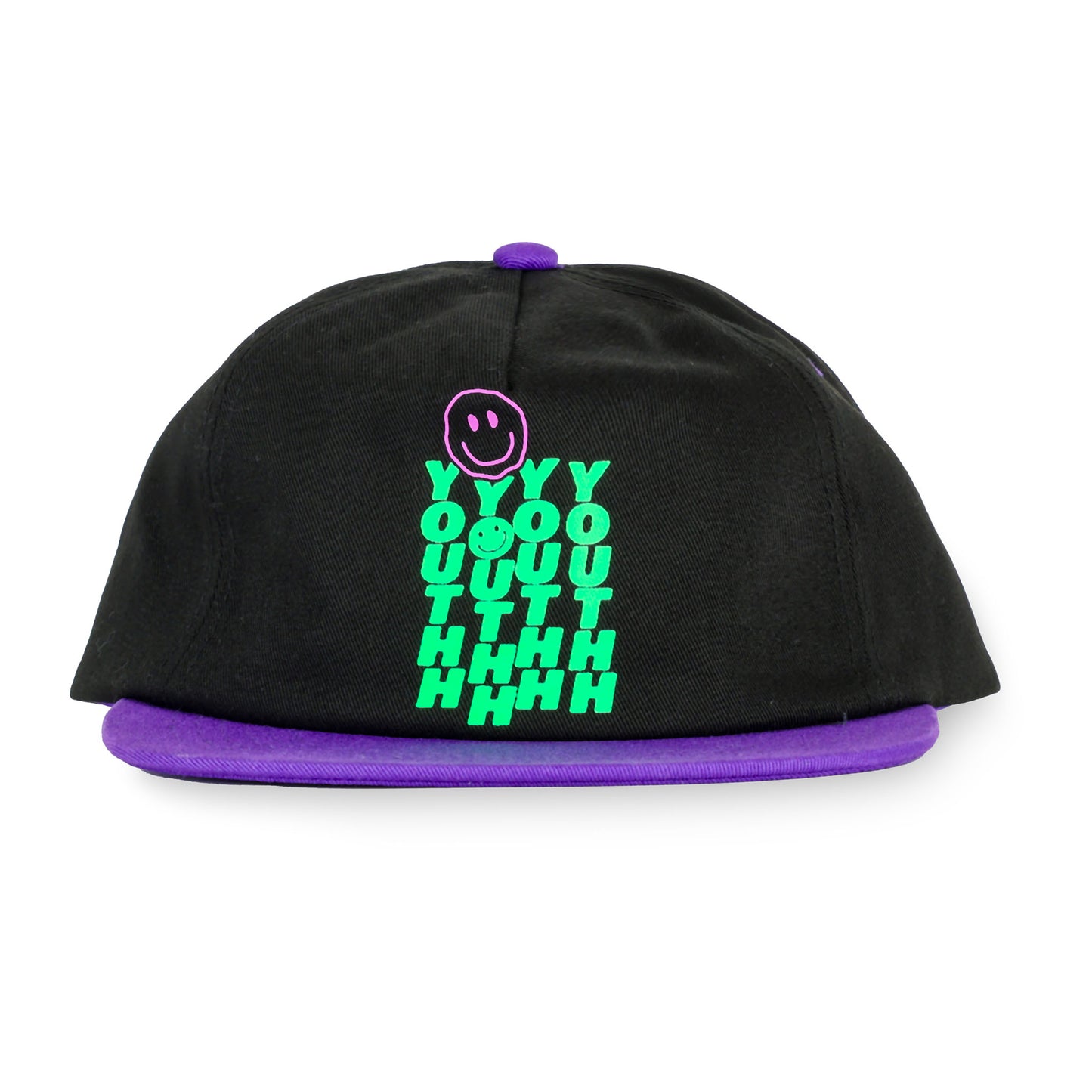 Smile Cap - Black Purple