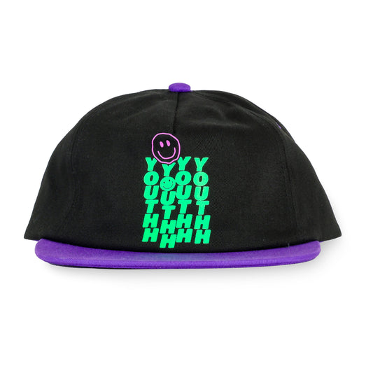 Smile Cap - Black Purple