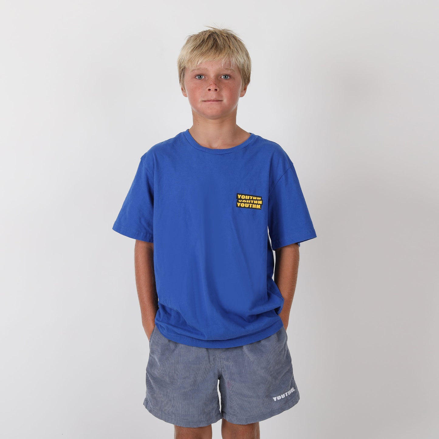 Triple Threat Tee - Blue