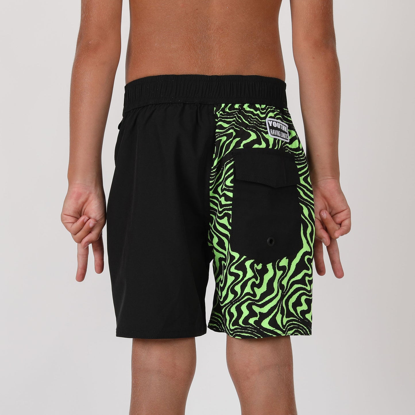 Sideshow Boardie - Black Lime