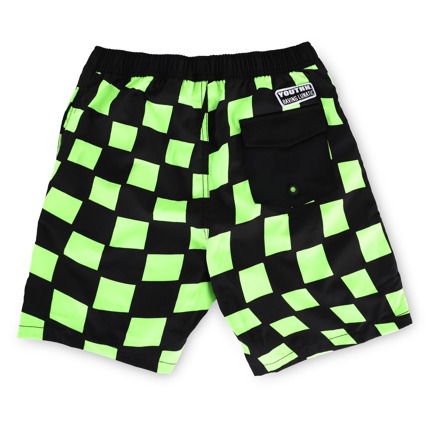 Check Warp Boardshort - Green