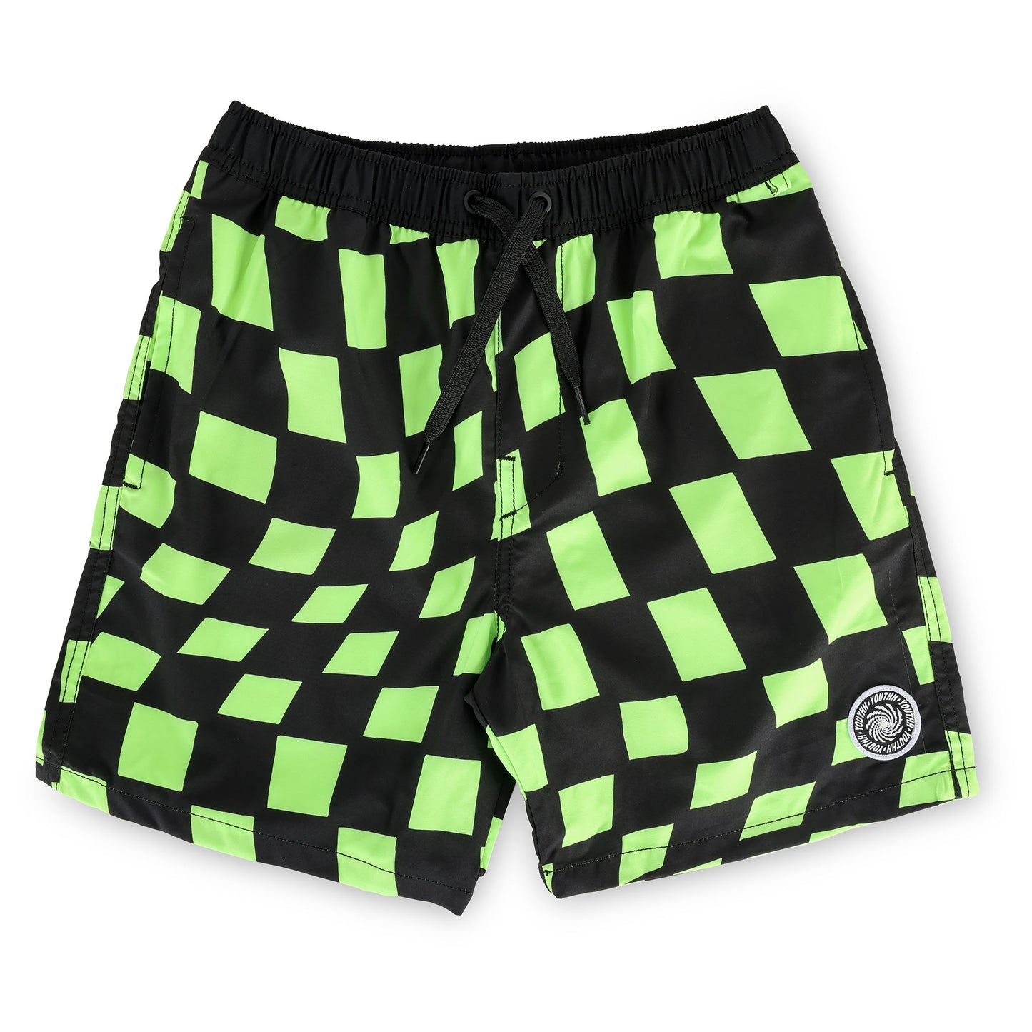 Check Warp Boardshort - Green