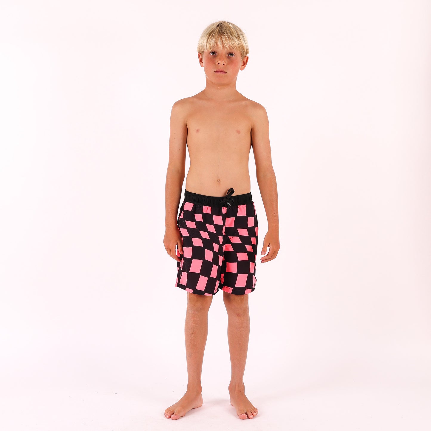 Check Warp Boardshort - Pink